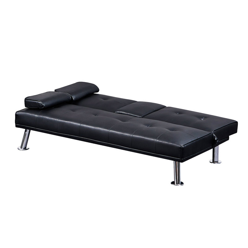 Similicuir 65,75 po Keianna, Velours noir