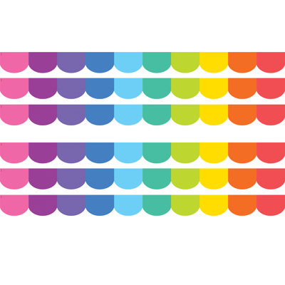 Bordure festonnée découpée