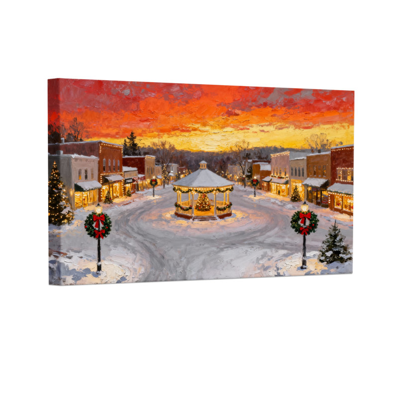 Ensemble de 3 reproductions d'art sur toile, H 12 po x l 18 po