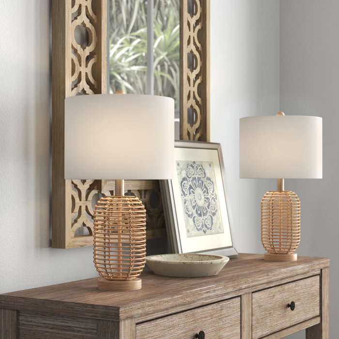 rattan lamp