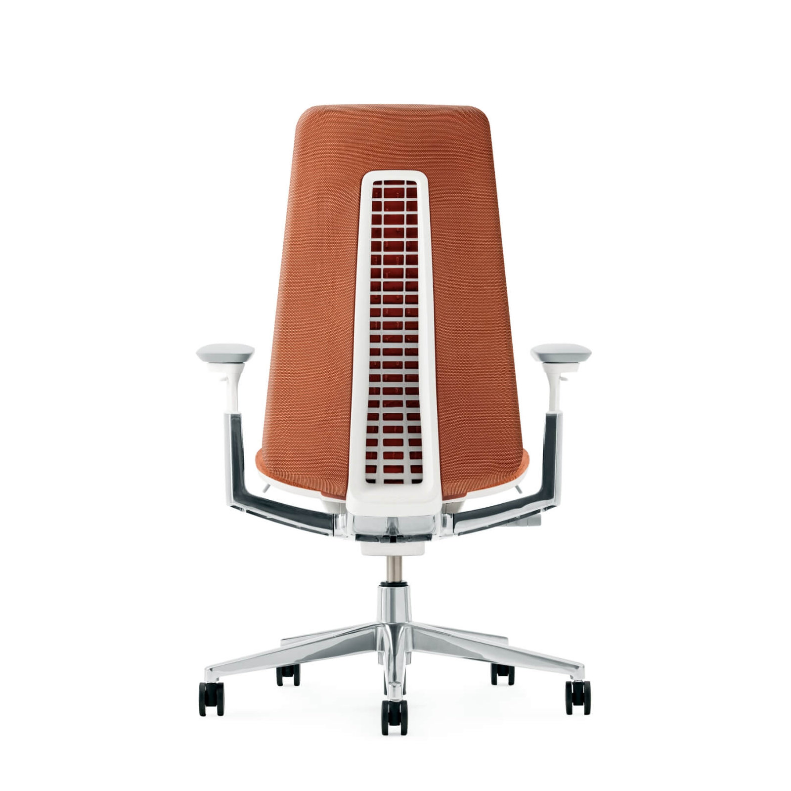 Haworth Fern Digital Knit Task Chair, No, Ember