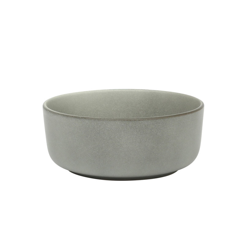 Service de vaisselle Gibson Soho Lounge Pasco 16 pièces (service pour 4) assiettes et bols à vaisselle en grès réactif, Gris