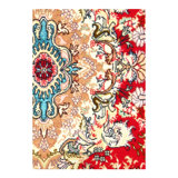 Mehronisha Oriental Area Rug in Red