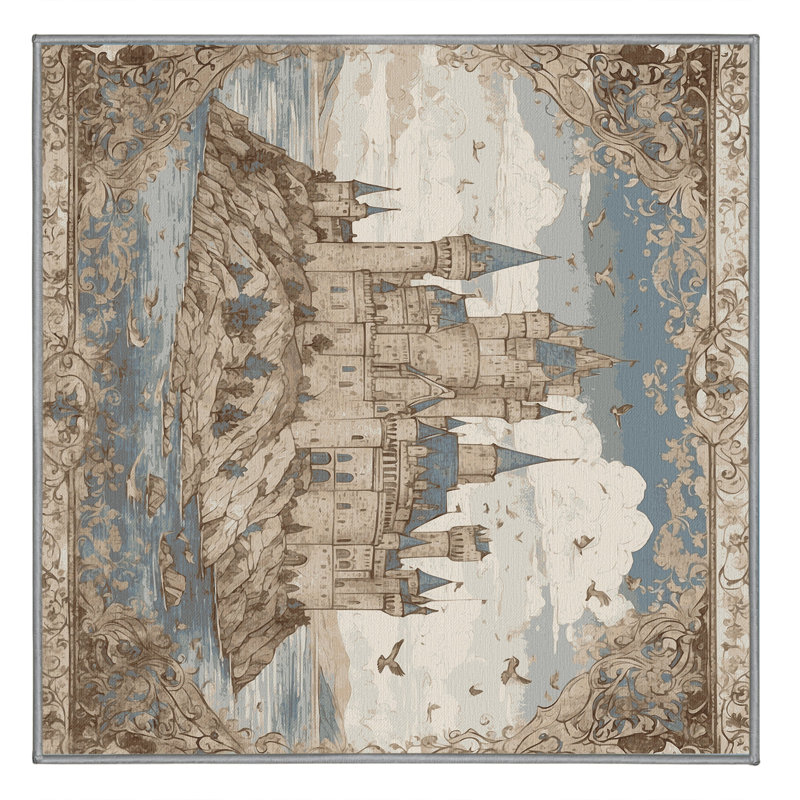 Noble Ascent Rug, Square 3'
