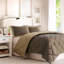 Édredon en duvet synthétique double / grand 3M, 2 taies décoratives avec fermeture à glissière, réversible, chaud, lavable à la machine et fermeture à glissière douce-120469449-120469442