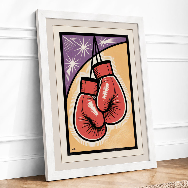 Suspended Combat Art Deco - Print, A1 - 84.1 x 59.4 cm, White