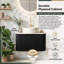 Wall Mounted Single Vanity Bathroom Vanity With Solid Surface Top-1502988412