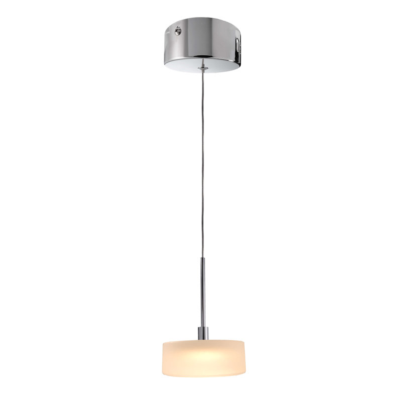 1 - Light Satin LED Single Pendant