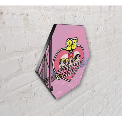 Powerpuff Girls (25Th Anniversary) Knexagon Wood Print