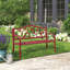 Powder Coated Steel Outdoor Bench