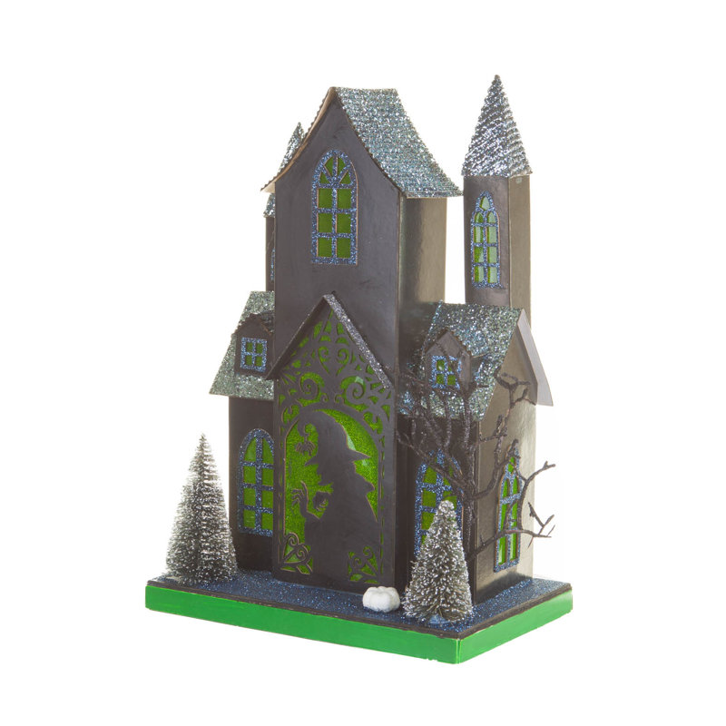 Maison hantée à DEL noire