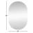 Keiko Aluminum Oval Wall Mirror