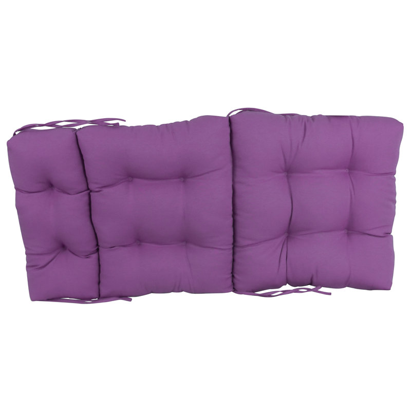 Coussin de siège / dossier en sergé pour l'intérieur, Raisin, l 20 po x P 42 po
