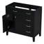 Base de meuble-lavabo simple 35,5 po seulement