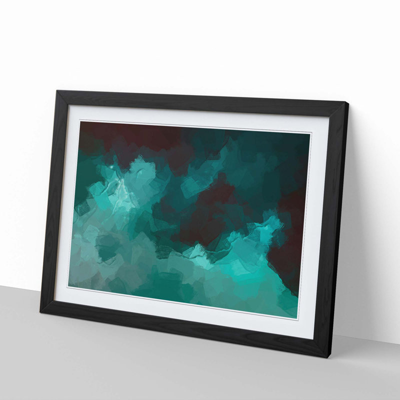 Moody Clouds - Picture Frame Graphic Art Print, Black Framed, 36cm H x 48cm W x 2cm D