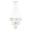 Pacha 10-Light Chandelier in White Cashmere by Breegan Jane