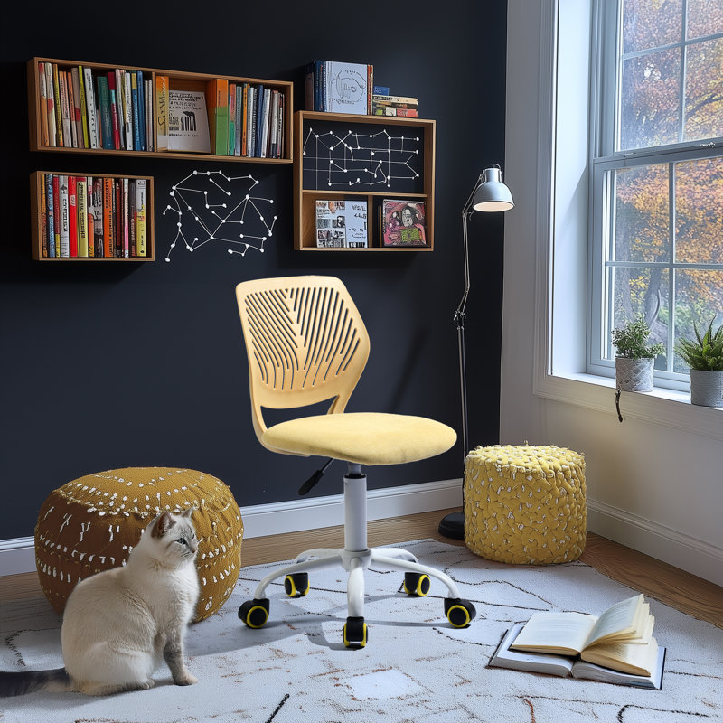 Carnation Office Chair, Yellow
