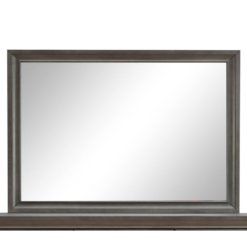 Miroir Madrid, miroir de coiffeuse, Gris