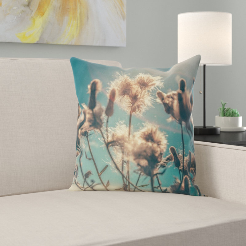 Coussin décoratif fleuri