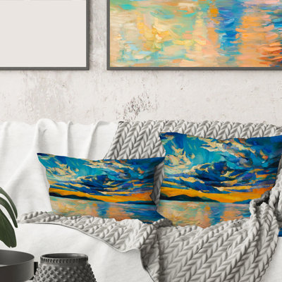 Housse et housse de coussin rectangulaire Cloudy