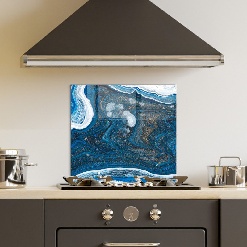 No Frame Painting on Glass, 60 H x 60 W cm