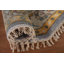 Tapis bleu traditionnel octogonal 6 x 6