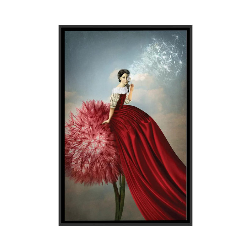 «Imagination» par Catrin Welz-Stein - impression d'art graphique, Pas de tapis, H 26 po x l 18 po x 1,5 po