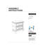 Table de chevet contemporaine 1Pc