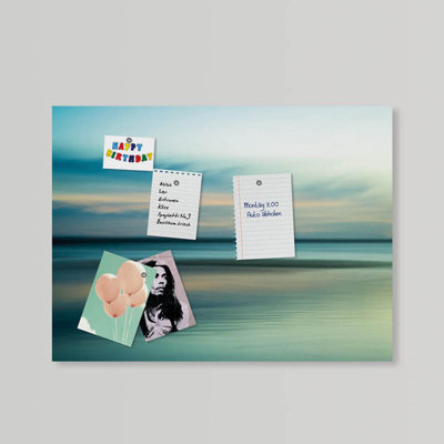 Magnetic Glass Photo Memo Board