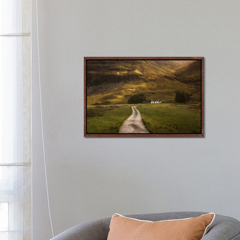 Scotland I by Daniel Kordan - Print on Canvas, Classic Brown Wood Framed, 66.04 cm H x 45.72 cm W
