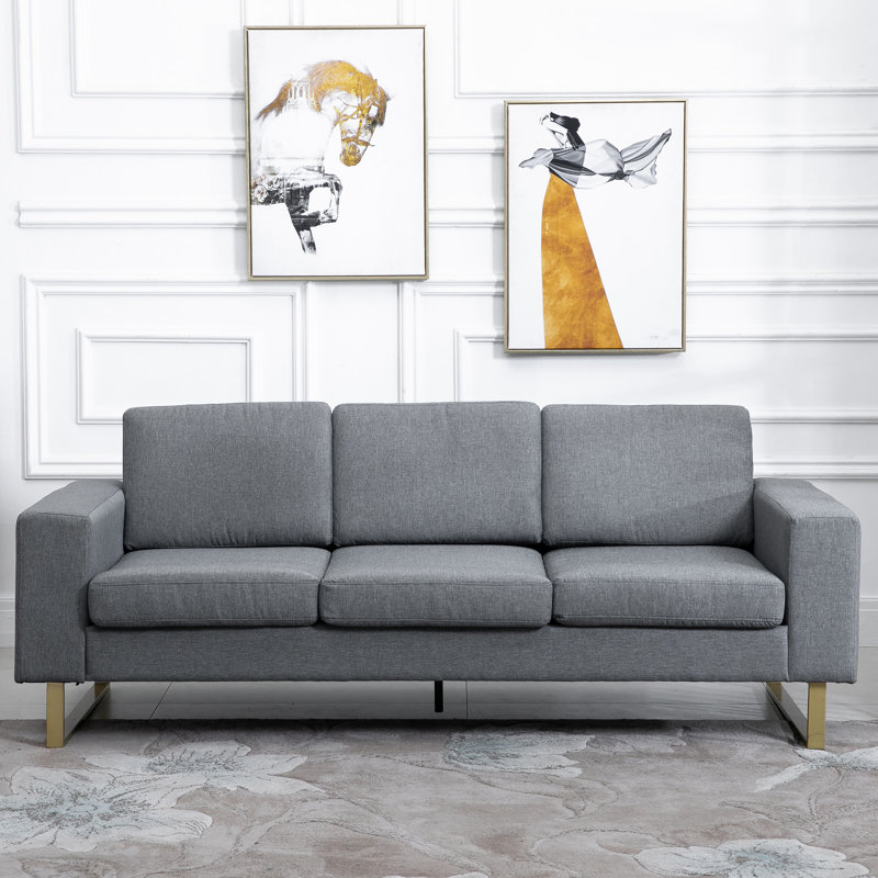 Canapé à accoudoirs tuxedo de 78,7 po Searcy
