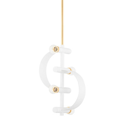 Luminaire suspendu géométrique 4 lumières Maddie
