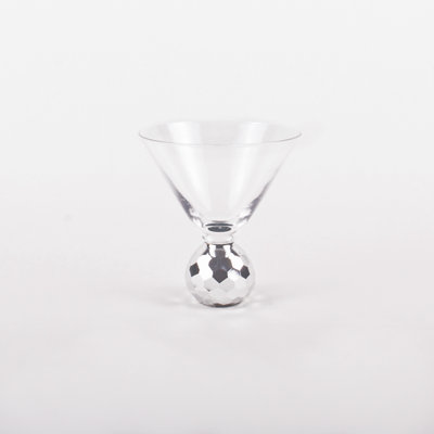 10oz. Fine Silver Martini Glass