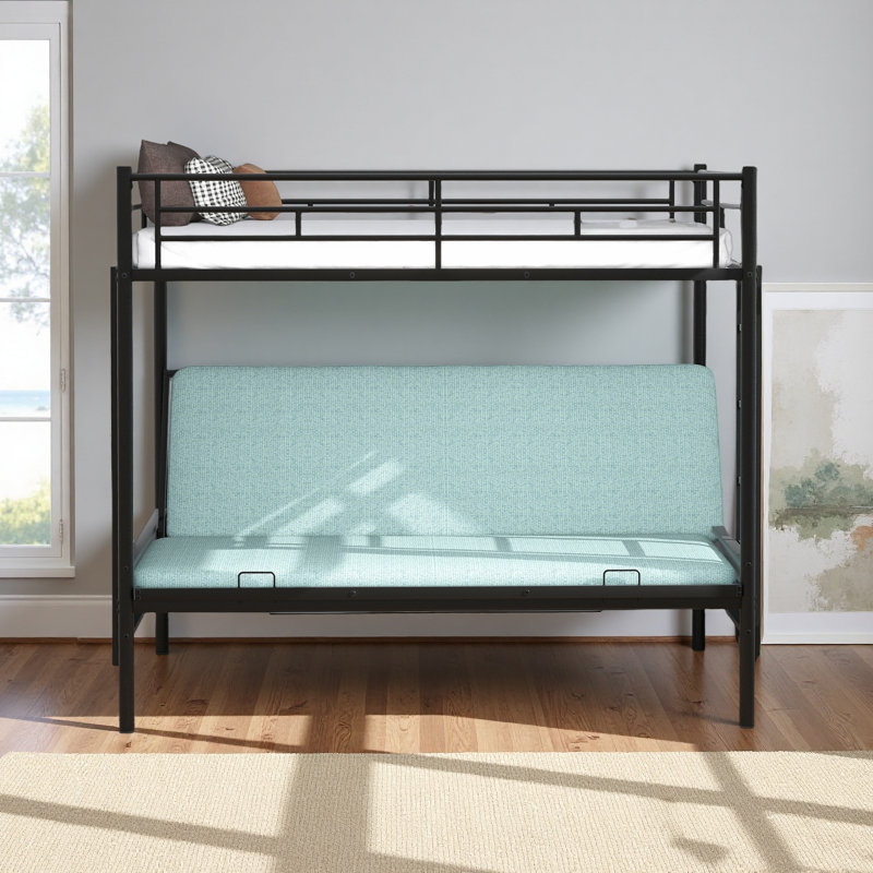 Twin Over Full Metal Bunk Bed, Multi-Function