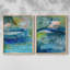 Spring Winds VII - reproduction encadrée de qualité supérieure - prête à être accrochée - aucun clou requis - aucun clou requis-254058934-254058932