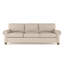 Leroy Rolled Panel-Arm Sofa with Bun Feet-930439745-930419412-930419430