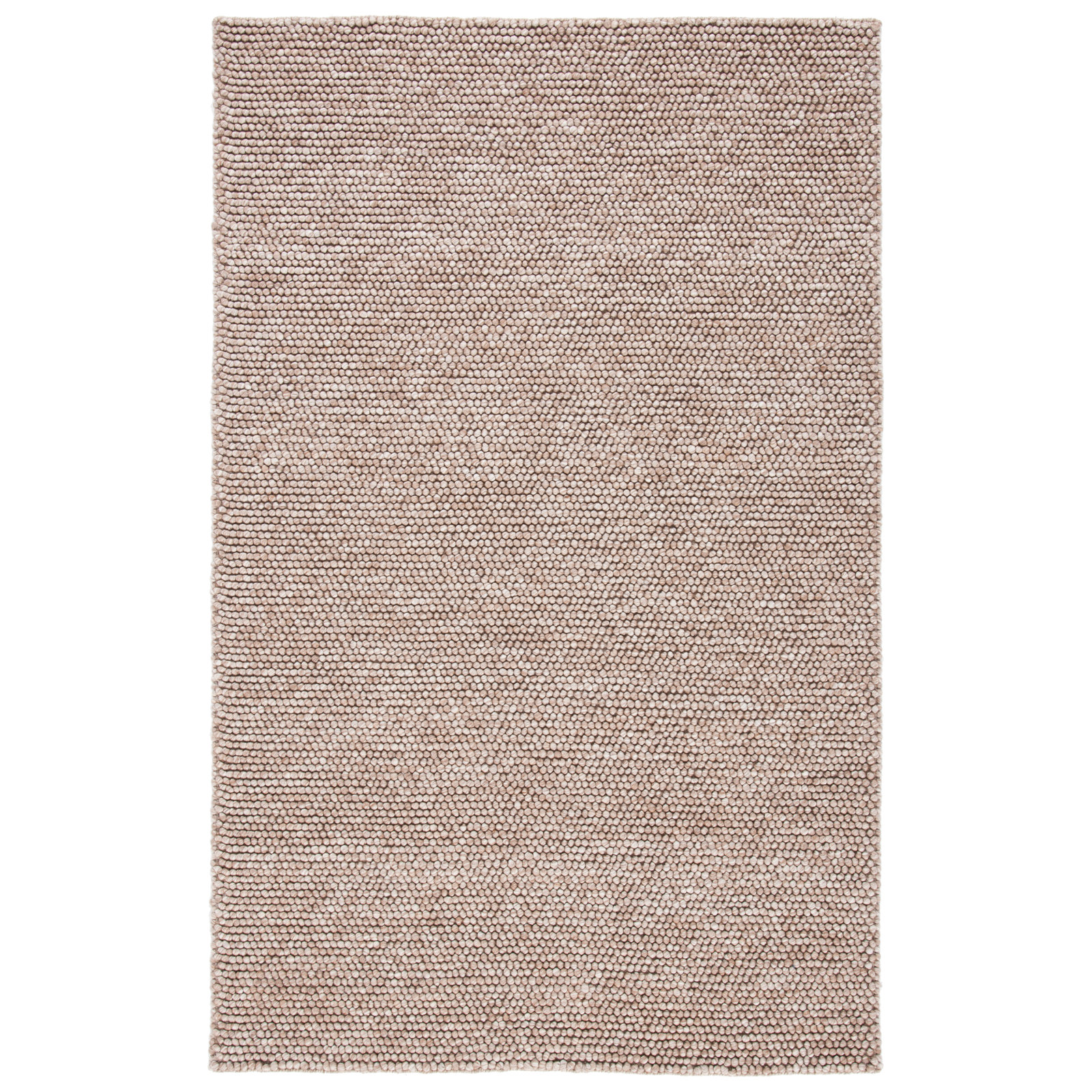 Elle Brown Hand-Woven Rug, Rectangle 6' x 9'