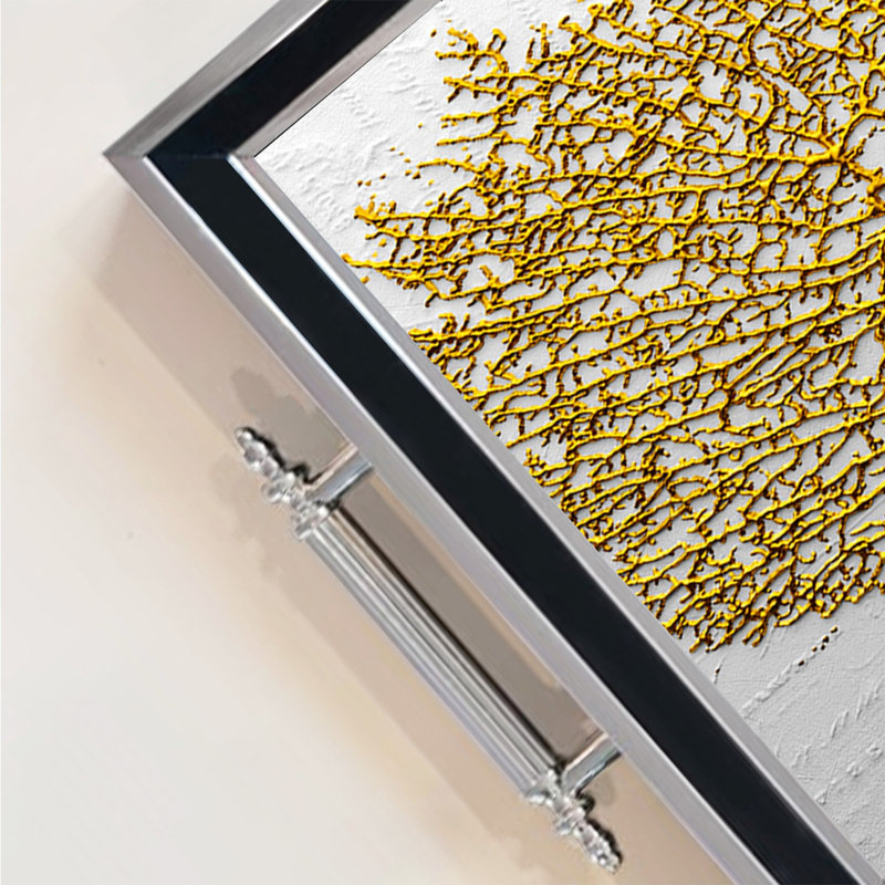 Élégant plateau en verre de 19,7 po x 11,4 po x 1,4 po | Fabrication 100% verre durable | Facile à nettoyer avec un chiffon humide | Idéal pour le service, la présentation décorative et l'organisation | Ajout élégant à la décoration intérieure