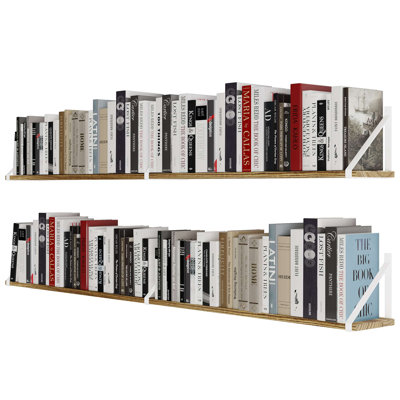Mikiya 2 Piece Paulownia Bracket Shelf