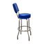 Tabouret de bar et de comptoir pivotant avec dossier Retro Home-18734012-48367129