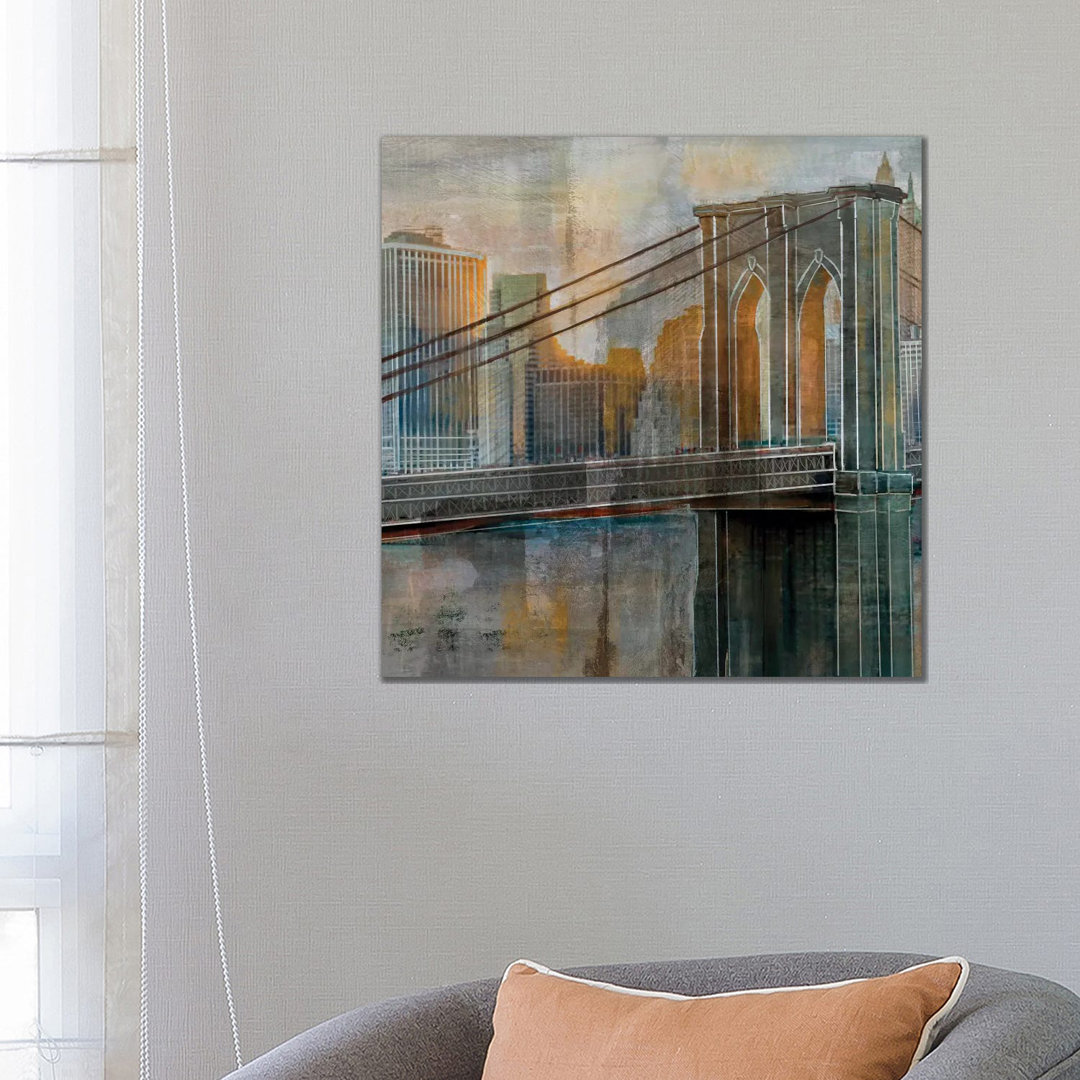 Brooklyn Bridge by Nan - Painting on Canvas