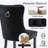 9 Pieces Modern Farmhouse Rectangle Dining Set with Mid-century High-end Tufted Dining Chair Set for 8-1721788872-1721788876
