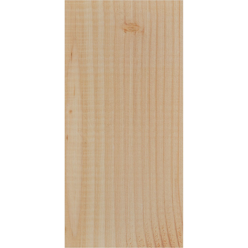 Queue de chevron lisse Carmel, Douglas, 12"H x 5 1/2"W x 36"L