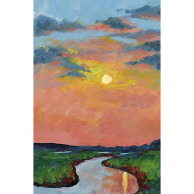 River Scene I - Painting Print