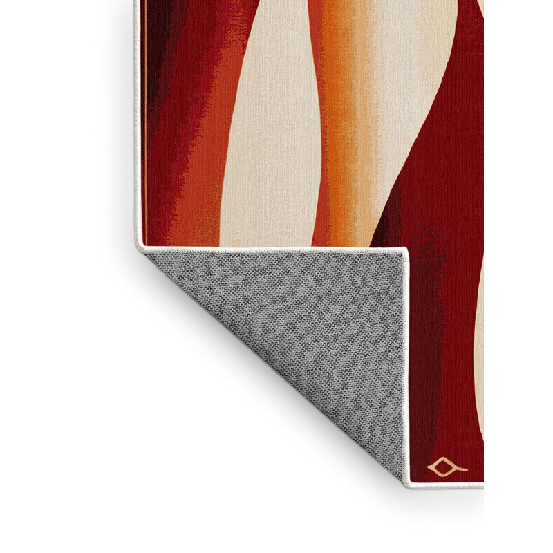 Auburn Edge Rug, Round 3'