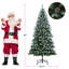 Arbre de Noël artificiel pré-décoré pré-décoré, partiellement floqué-1017424092