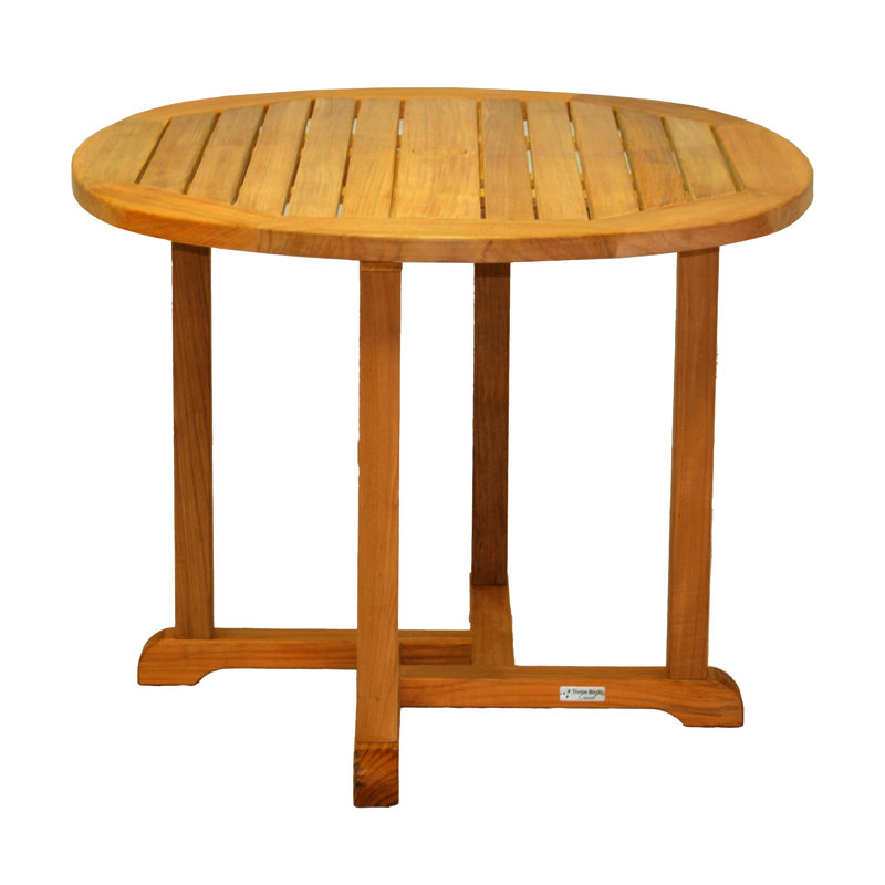 Oxford Teak Outdoor Round Dining Table, 36"