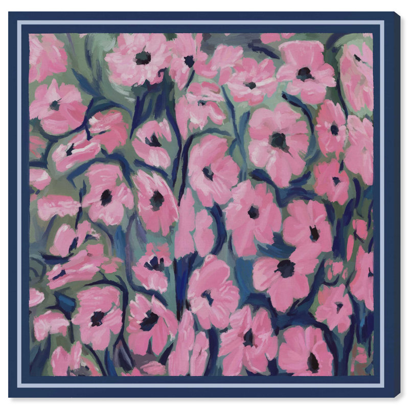Night Blooms Print by Oliver Gal, 30"H x 30"W, Gallery Wrapped
