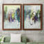 Déplacement sur I - ensemble de 2 peintures sur toile encadrées-609460405-609460410