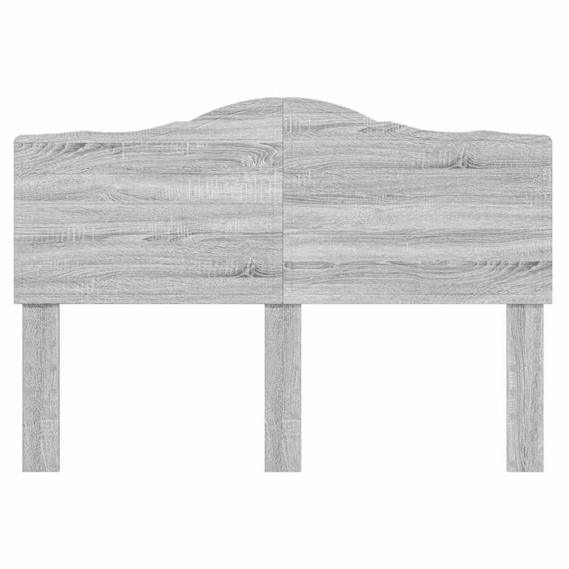 Panel Headboard, EU Double - 140 x 200 cm, Grey Sonoma